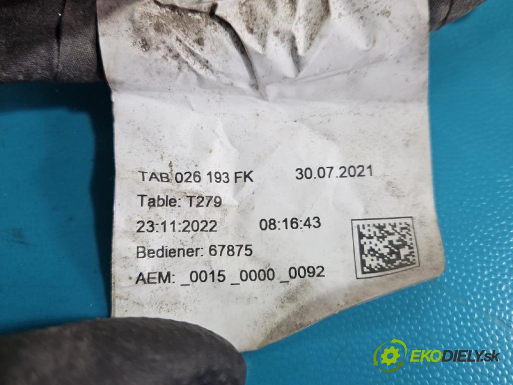 Audi A5 F5 2016-2024 2.0 TFSI 265KM automatic 195 kW 1984 cm3 4- Zväzok: motora 06N971595M