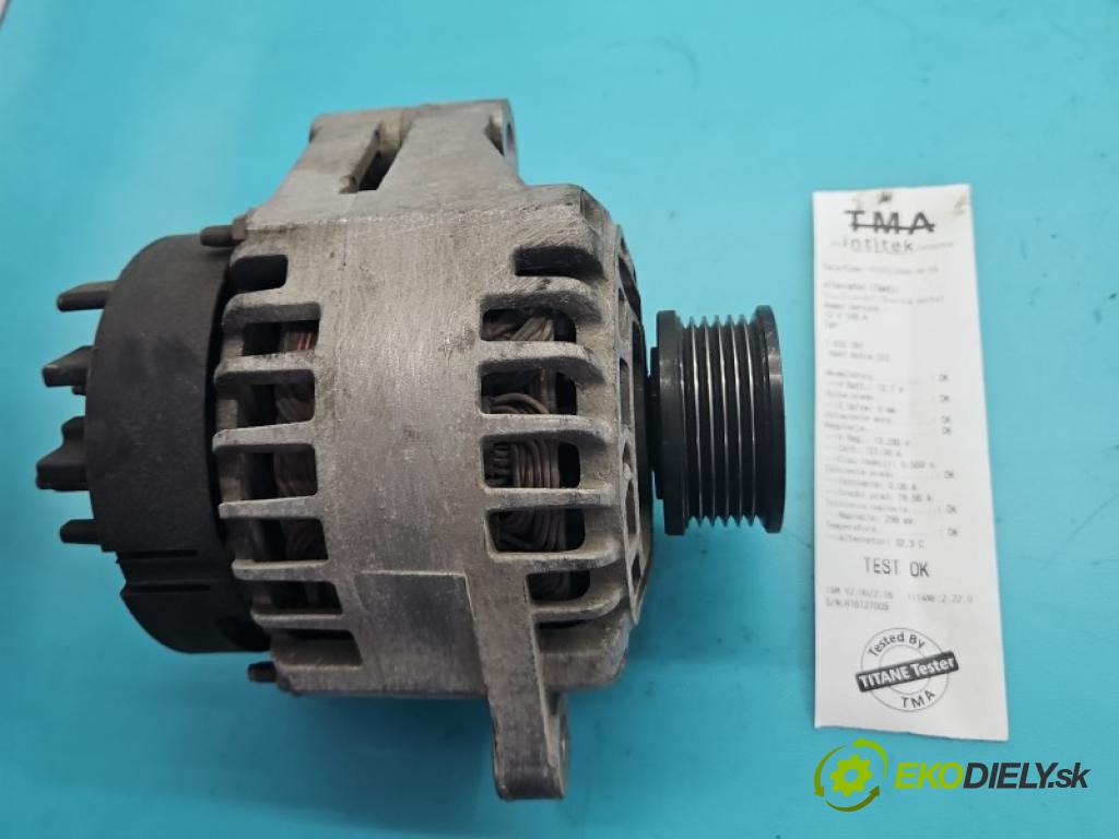 Opel Astra III 2004-2014 1.9 cdti 150 hp manual 110 kW 1910 cm3 5- Alternator 13117340 (Alternátor)