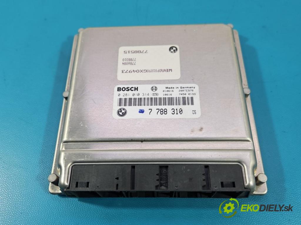 Bmw 5 E39 1996-2003 2.5d 163 HP automatic 120 kW 2497 cm3 5- riadiaca jednotka motora 0281010314