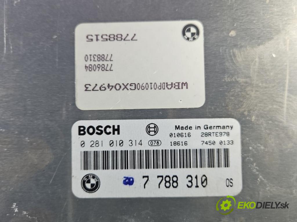 Bmw 5 E39 1996-2003 2.5d 163 HP automatic 120 kW 2497 cm3 5- riadiaca jednotka motora 0281010314