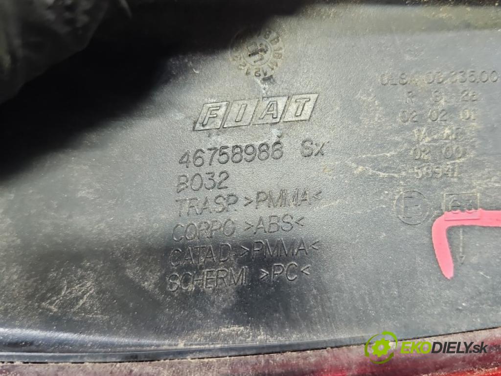 Fiat Stilo 1.9 jtd 116 hp manual 85 kW 1910 cm3 5- světlo zadní levé blatník: 46758988