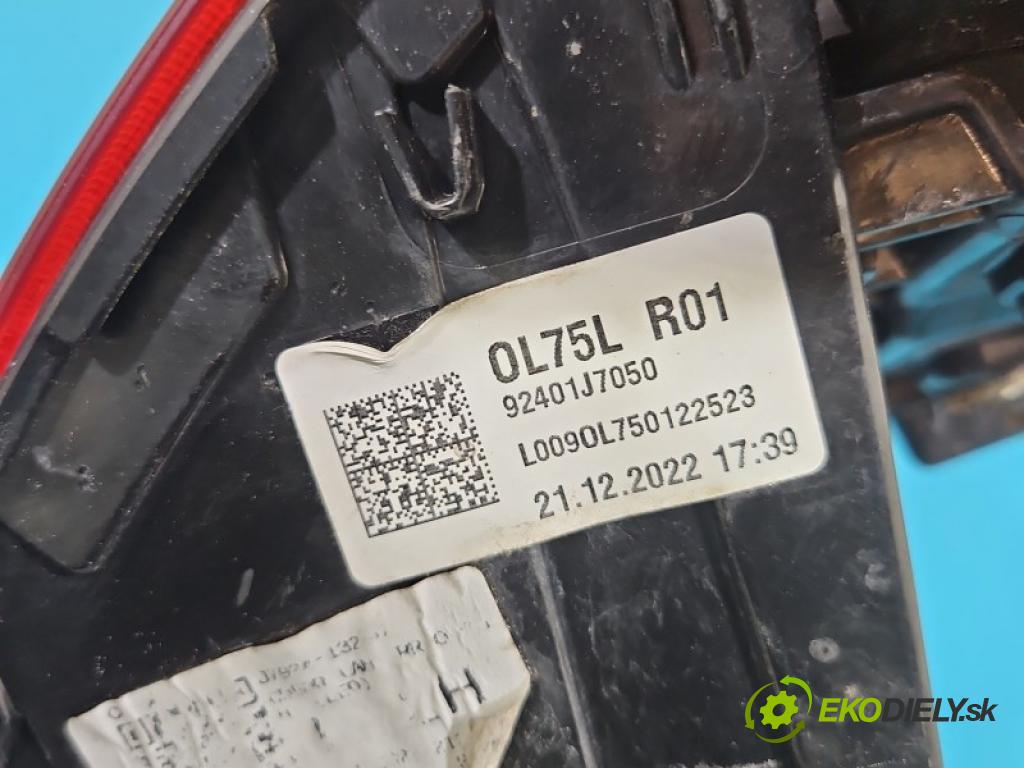 Kia Ceed III 2018- 1.5 160 hp manual 117.5 kW 1482 cm3 5- světlo zadní levé blatník: 92401J7050