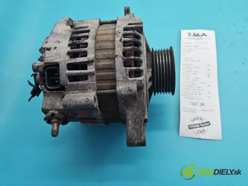 Nissan Almera tino 1.8 16V 114 hp manual 84 kW 1769 cm3 5- Alternator 23100BU010 (Alternátor)