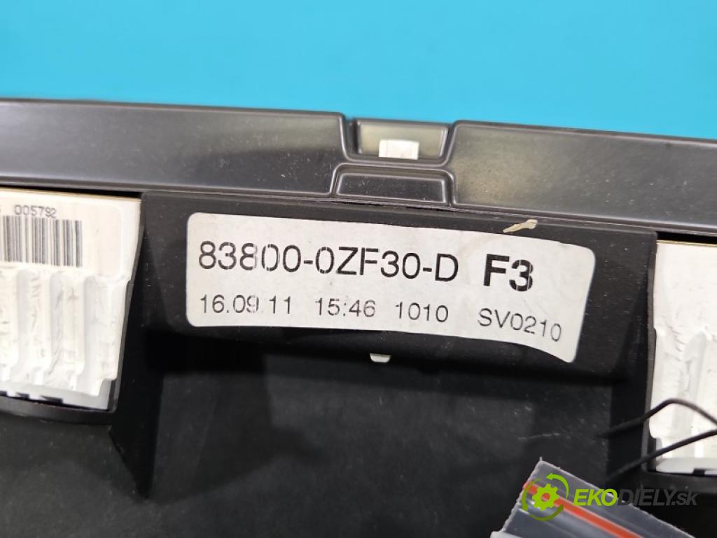 Toyota Corolla E15 2007-2014 1.6 vvti 132 hp manual 97 kW 1598 cm3 4- Přístrojová deska 83800-0ZF30-D (Přístrojová deska)