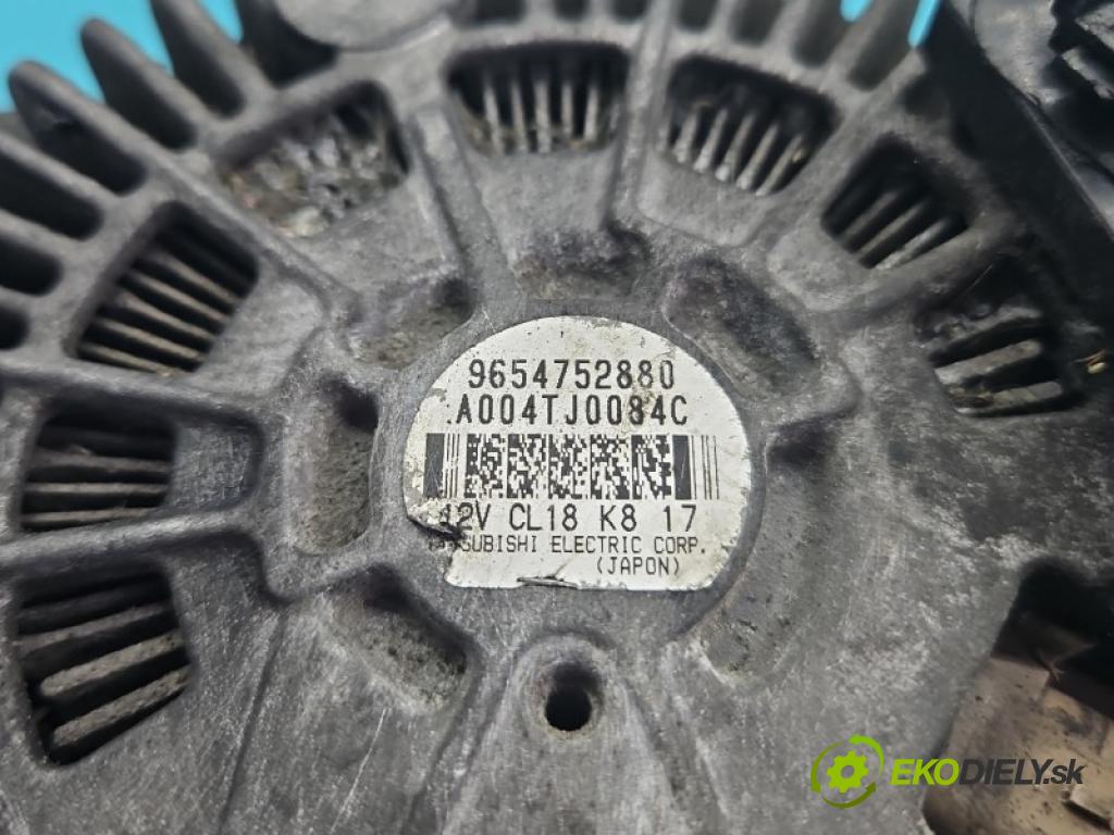 Citroen Berlingo II 2008-2018 1.6 hdi 90 hp manual 66 kW 1560 cm3 5- Alternator 9654752880 (Alternátor)