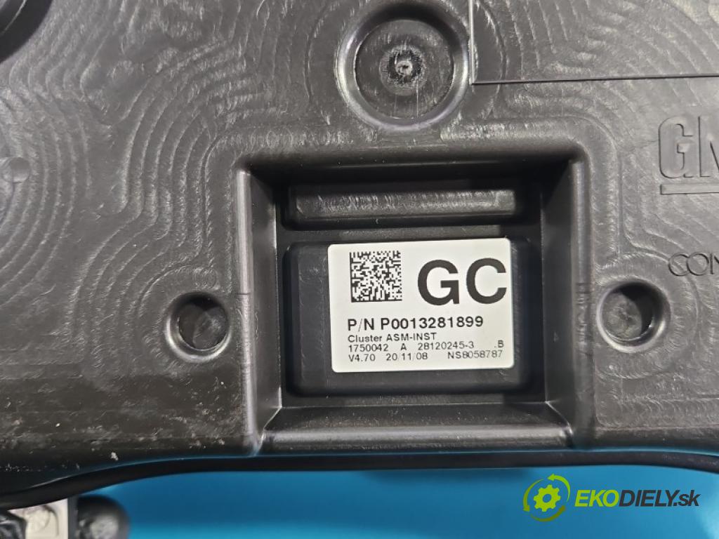 Opel Corsa D 2006-2014 1.3 cdti 75 hp manual 55 kW 1248 cm3 3- Přístrojová deska P0013281899 (Přístrojová deska)