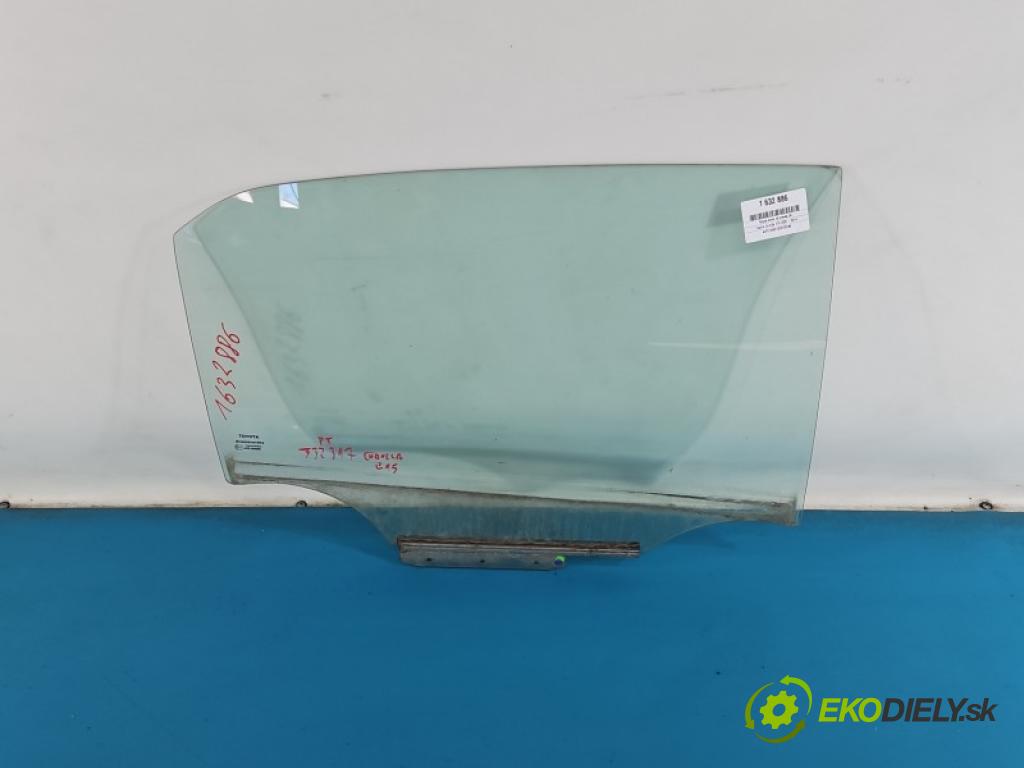 Toyota Corolla E15 2007-2014 1.6 vvti 132 hp manual 97 kW 1598 cm3 4- sklo dveře zadní pravé 