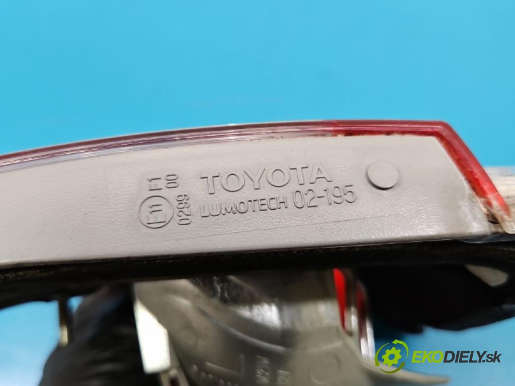 Toyota Corolla E15 2007-2014 1.6 vvti 132  HP manual 97 kW 1598 cm3 4- svetlo / reflektor zadné ľavé kufrové dvere