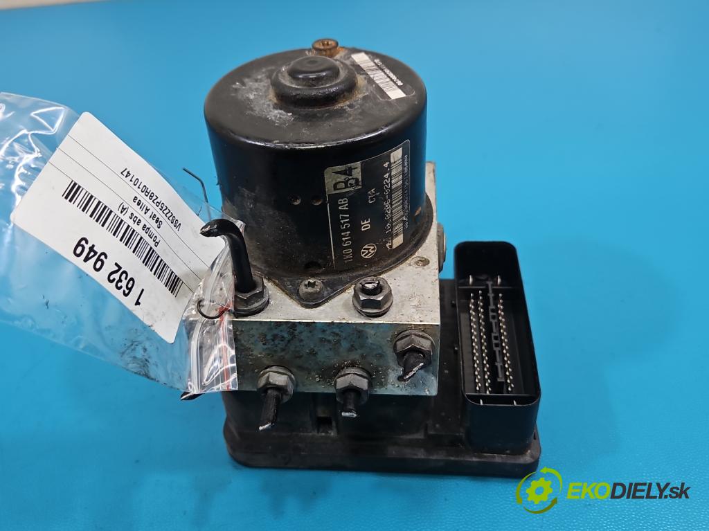 Seat Altea 2.0 TFSI 200 hp manual 147 kW 1984 cm3 5- čerpadlo abs 1K0614517AB (Pumpa ABS)