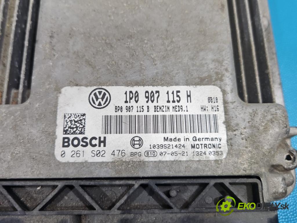 Seat Altea 2.0 TFSI 200 HP manual 147 kW 1984 cm3 5- riadiaca jednotka motora 0261S02476