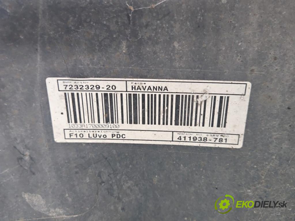 Bmw 5 F10 2010-2017 3.0d 204 HP manual 150 kW 2993 cm3 4- nárazník predné 7232329 (Kľučka dverí ostatné)