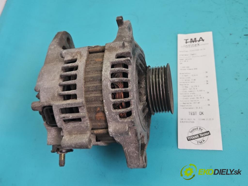 Nissan Almera N16 2000-2006 1.8 16V 116 hp manual 85 kW 1769 cm3 5- Alternator 23100BU010 (Alternátor)