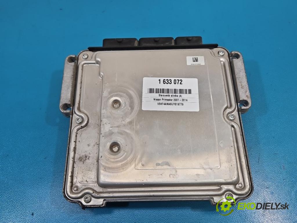 Nissan Primastar 2001-2014 2.0 dci 90 HP manual 66 kW 1995 cm3 5- riadiaca jednotka motora 0281014648