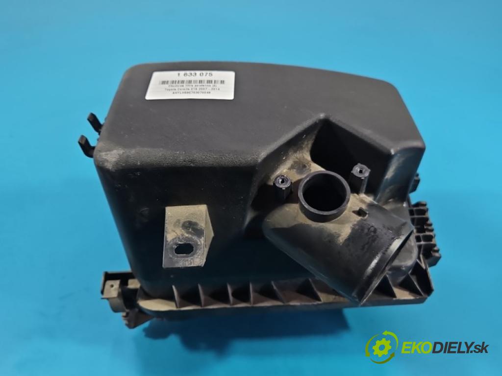 Toyota Corolla E15 2007-2014 1.6 vvti 132  HP manual 97 kW 1598 cm3 4- obal filtra vzduchu 17705-0T090 (Obal vzduchového filtra)