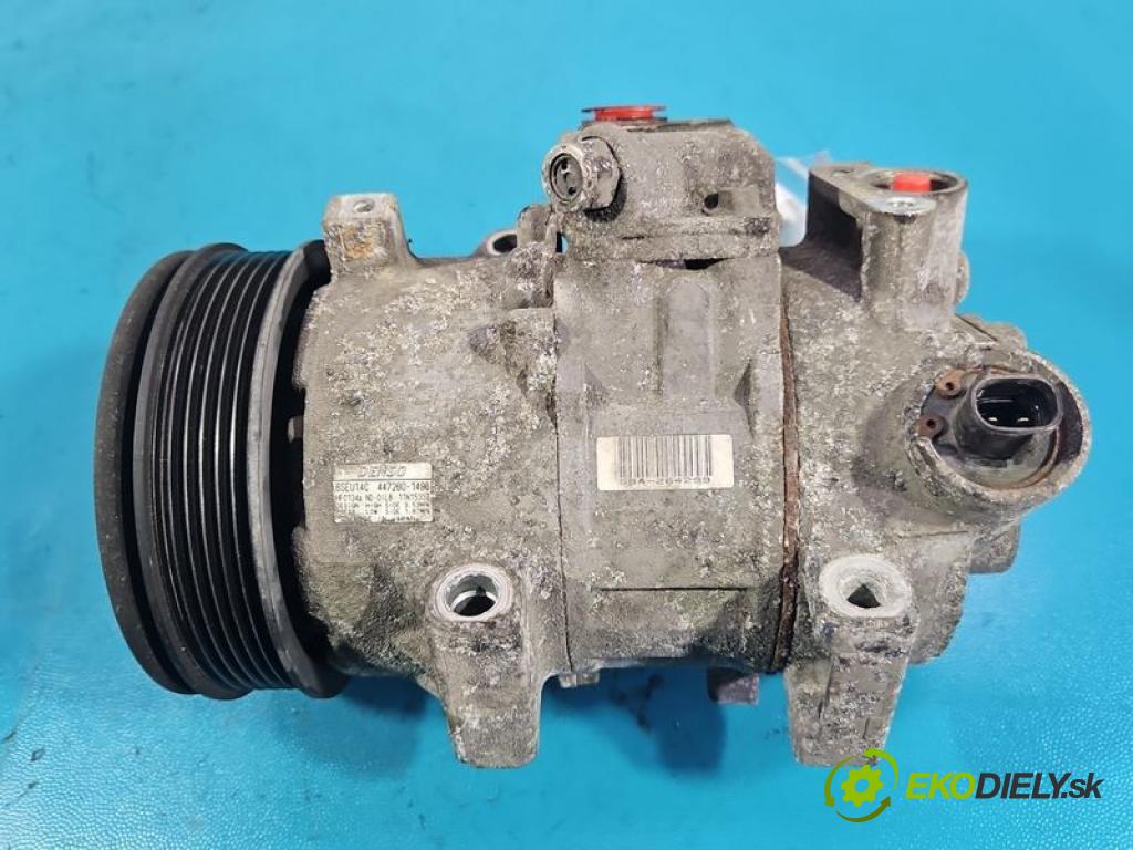 Toyota Corolla E15 2007-2014 1.6 vvti 132 hp manual 97 kW 1598 cm3 4- Kompresor: klíma 447260-1496 (Kompresor klimatizace)