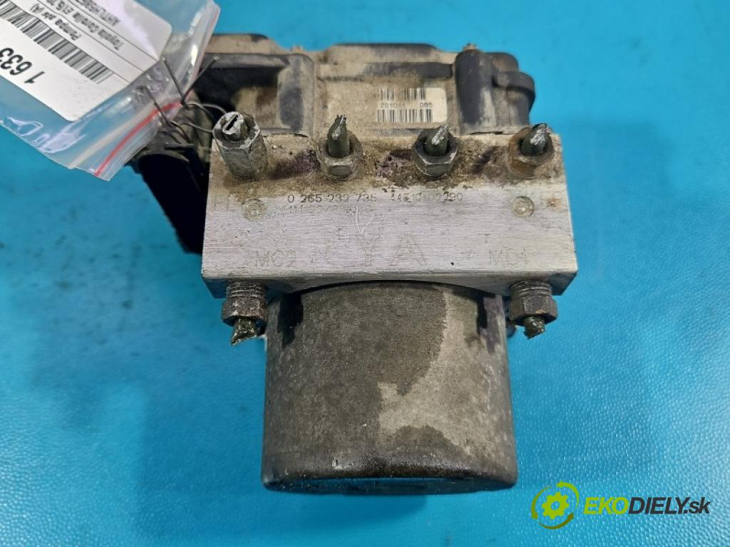 Toyota Corolla E15 2007-2014 1.6 vvti 132  HP manual 97 kW 1598 cm3 4- čerpadlo abs 0265800986 (Pumpa ABS)