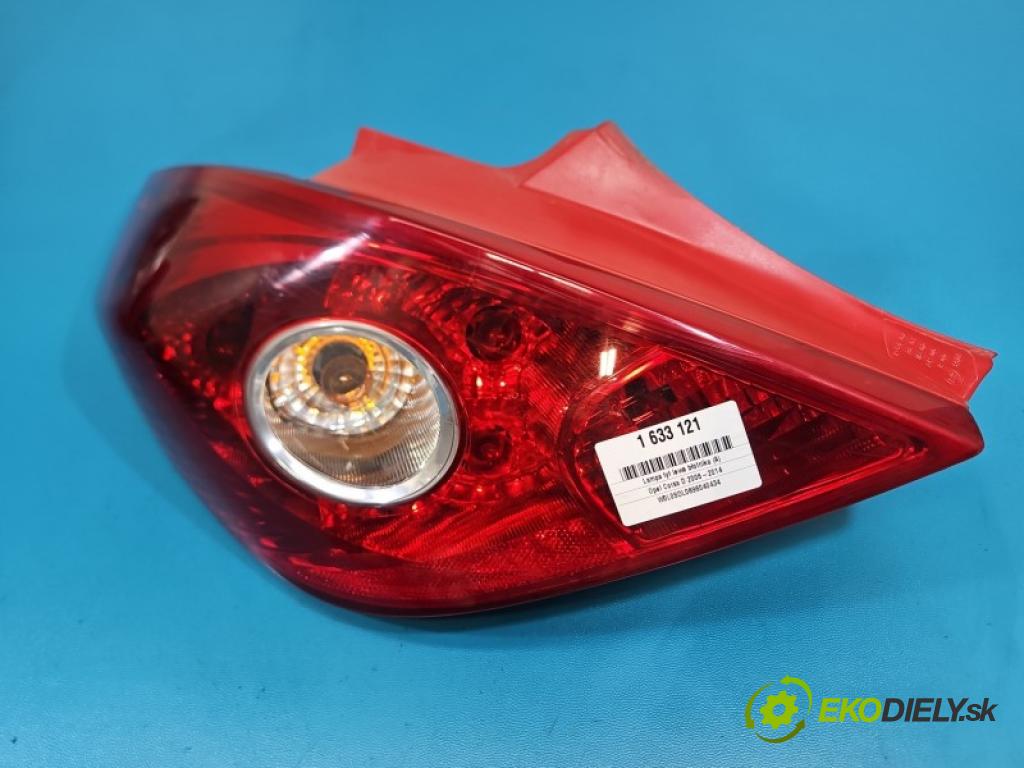 Opel Corsa D 2006-2014 1.3 cdti 75 hp manual 55 kW 1248 cm3 3- světlo zadní levé blatník: 93189092