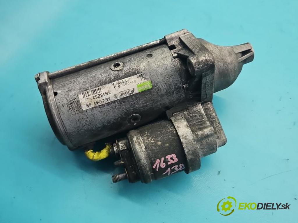 Opel Corsa D 2006-2014 1.3 cdti 75 hp manual 55 kW 1248 cm3 3- startér: TS18E33 (Startér)