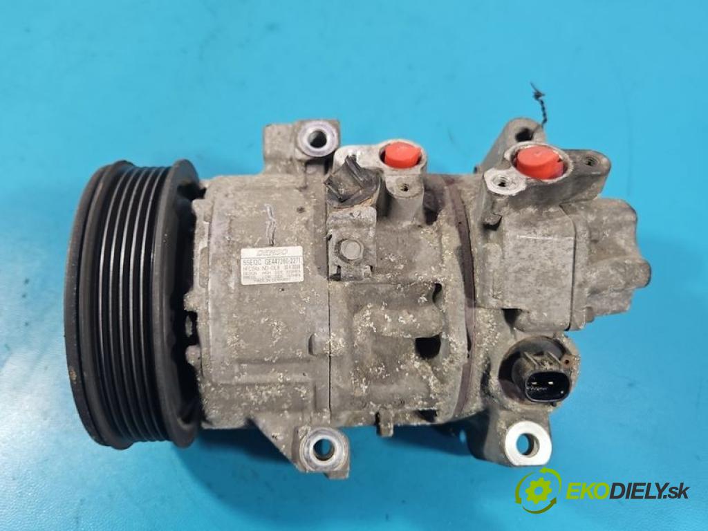 Toyota Auris I 2006-2013 1.4 vvti 97KM manual 71 kW 1398 cm3 5- Kompresor: klíma 447260-2271 (Kompresor klimatizace)