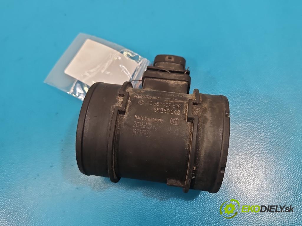 Opel Corsa D 2006-2014 1.3 cdti 75 hp manual 55 kW 1248 cm3 3- váha vzduchu 0281002618 (Snímač hmotnosti vzduchu)