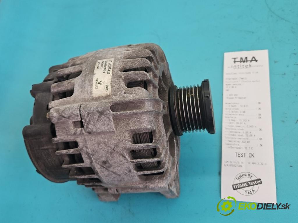 Nissan Primastar 2001-2014 2.0 dci 90 hp manual 66 kW 1995 cm3 5- Alternator 7711368437 (Alternátor)