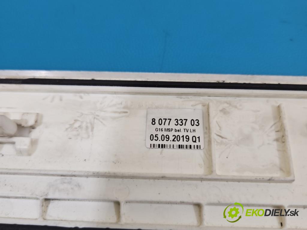 Bmw 8 G15 2018-2026 3.0 R6 340KM automatic 250 kW 2998 cm3 4- lišta práh: levé 8077337 (Prahová lišta)
