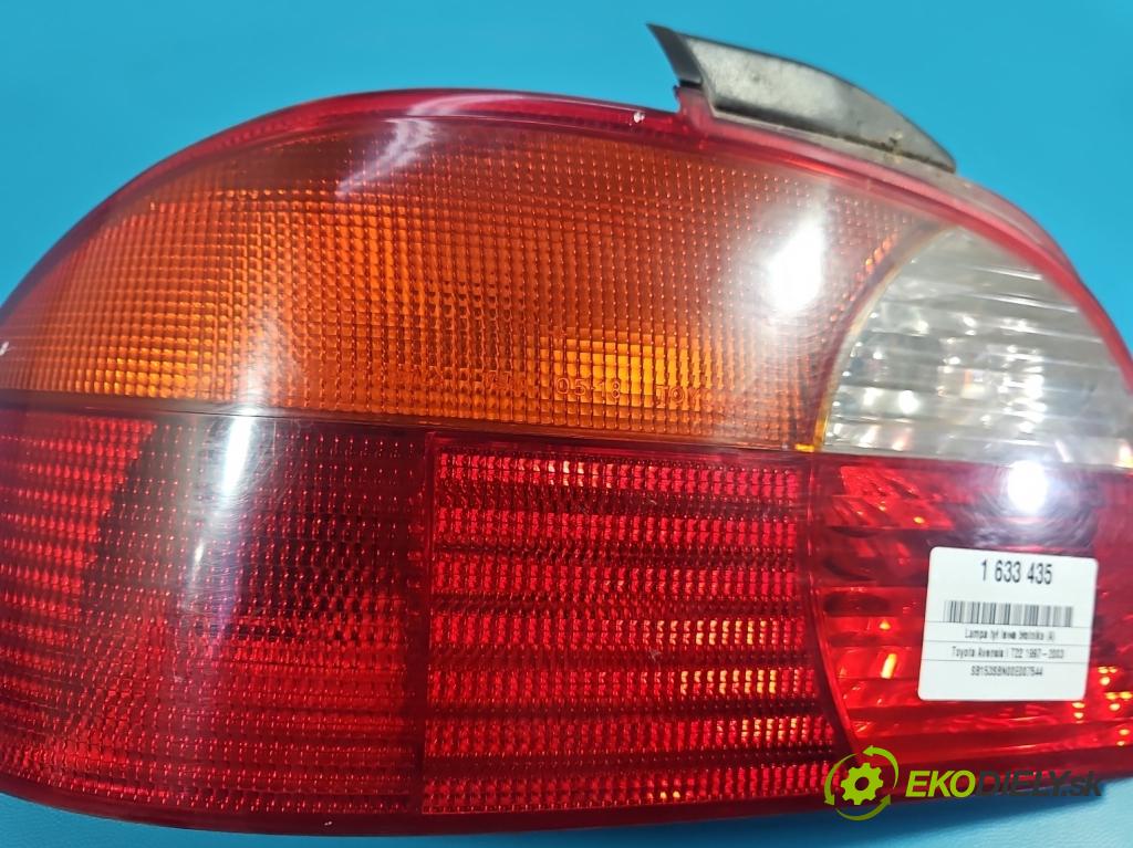 Toyota Avensis I T22 1997-2003 2.0 16V 128 HP manual 94 kW 1998 cm3 4- svetlo / reflektor zadné ľavé blatník