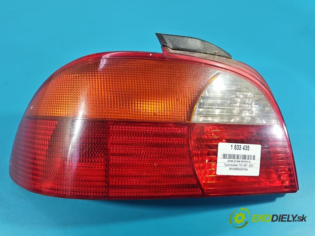 Toyota Avensis I T22 1997-2003 2.0 16V 128 HP manual 94 kW 1998 cm3 4- svetlo / reflektor zadné ľavé blatník 