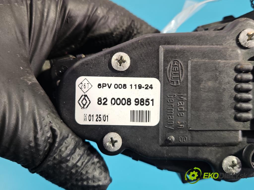 Renault Clio II 1998-2012 1.4 16V 98 HP manual 72 kW 1390 cm3 5- pedal plyn potenciometr: 8200089851