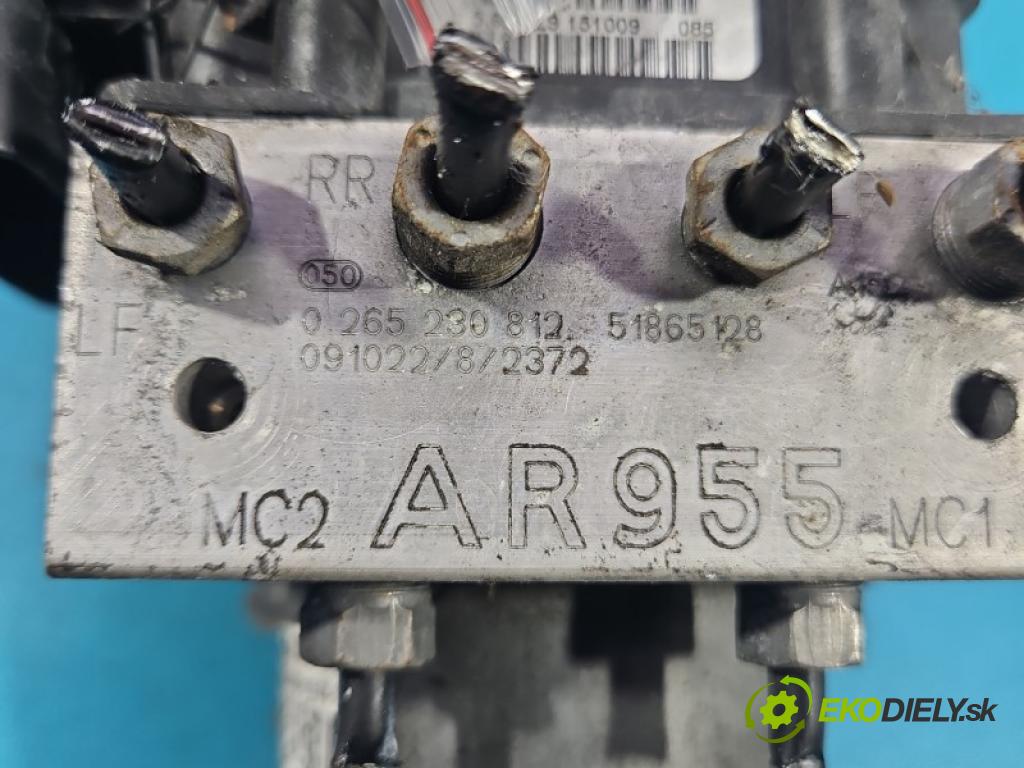 Alfa romeo Mito 2008-2018 1.4 T 955A2000 135 HP manual 99 kW 1368 cm3 3- čerpadlo abs 51865128 (Pumpa ABS)