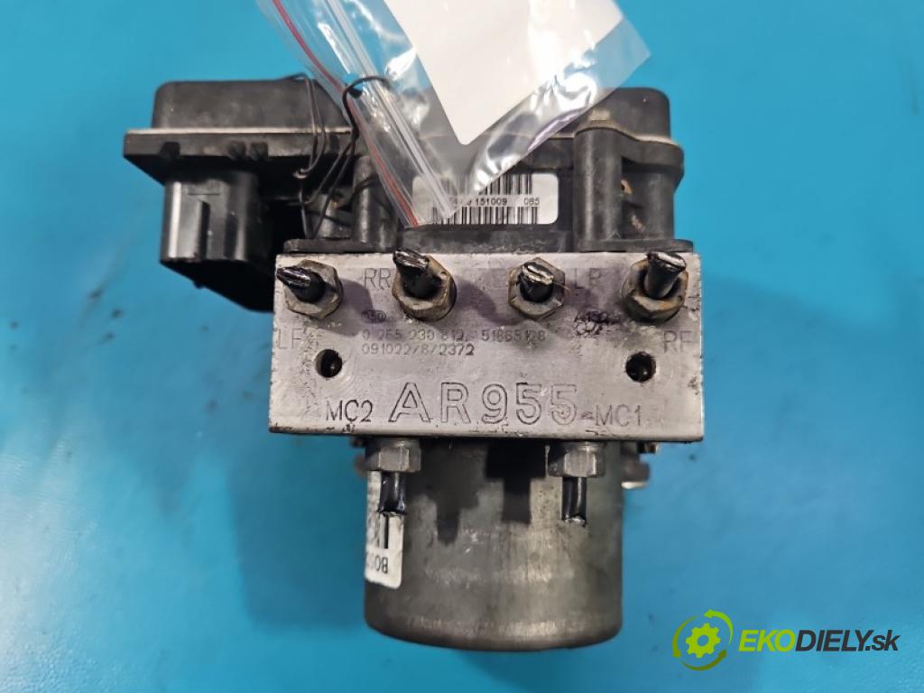 Alfa romeo Mito 2008-2018 1.4 T 955A2000 135 HP manual 99 kW 1368 cm3 3- čerpadlo abs 51865128 (Pumpa ABS)