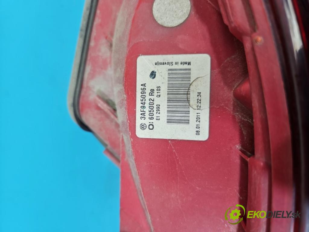 Vw Passat B7 2010-2014 2.0 tdi 140 HP automatic 103 kW 1968 cm3 5- svetlo / reflektor zadné pravé blatník 3AF945096A