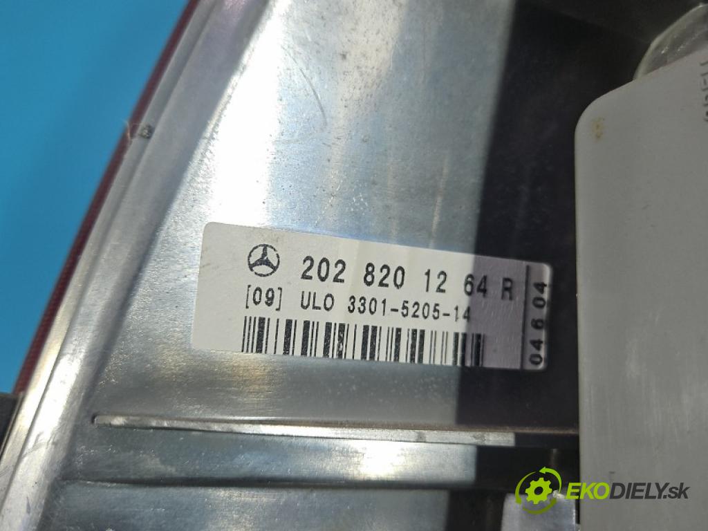 Mercedes C W202 1993-2001 2.2d 95 HP manual 70 kW 2155 cm3 4- svetlo / reflektor zadné pravé blatník 2028201264