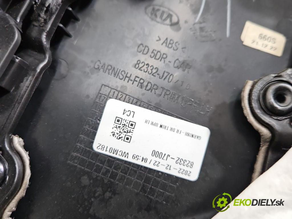 Kia Ceed III 2018- 1.5 160 HP manual 117.5 kW 1482 cm3 5- Čalounictví: dvere predné ľavé 82301-J7020