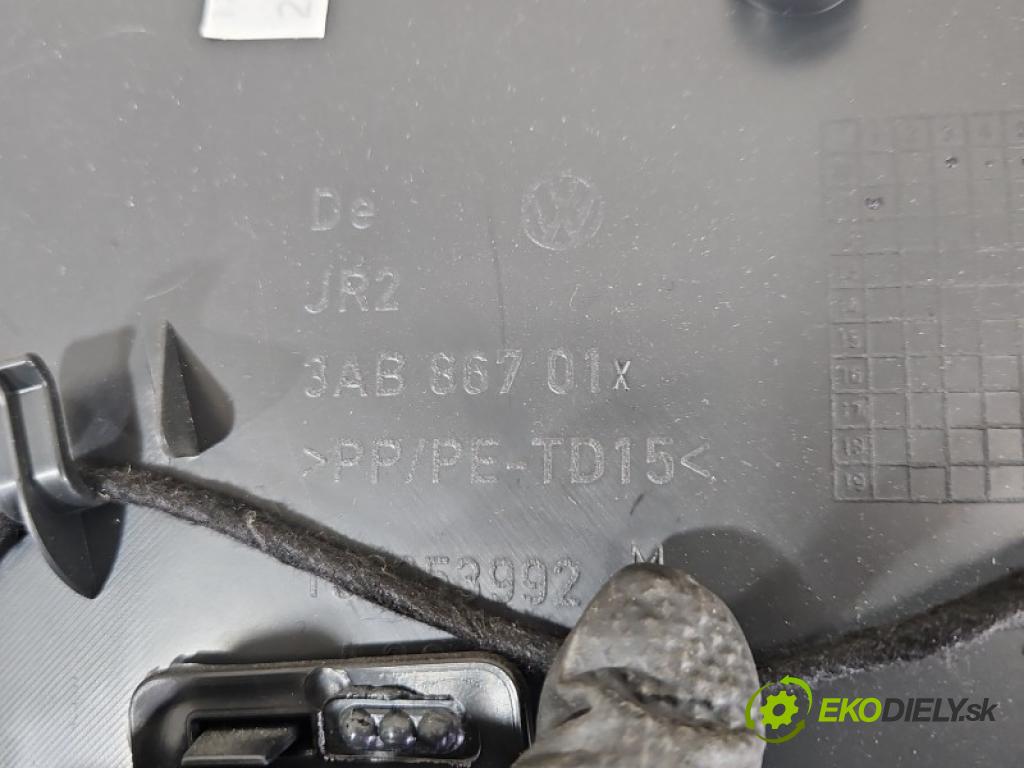 Vw Passat B7 2010-2014 2.0 tdi 140 HP automatic 103 kW 1968 cm3 5- Čalounictví: dvere predné ľavé 3AB86701