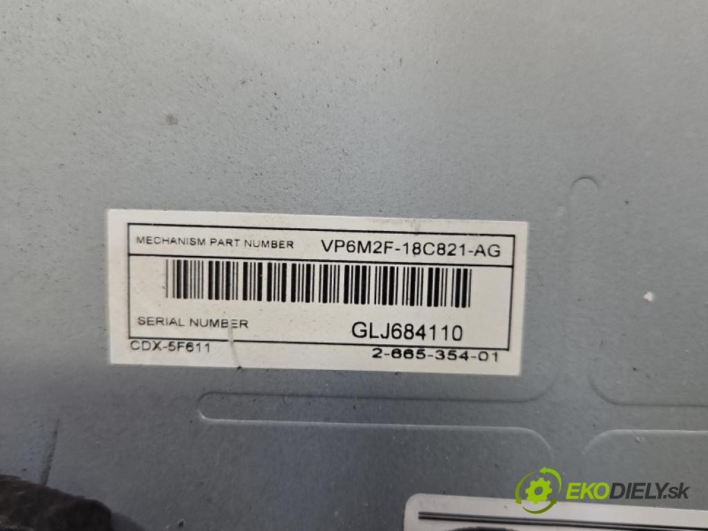 Ford Kuga Mk1 2008-2013 2.0 TDCI 136hp manual 100 kW 1997 cm3 5- Radio továrna: VP6M2F-18C821-AG