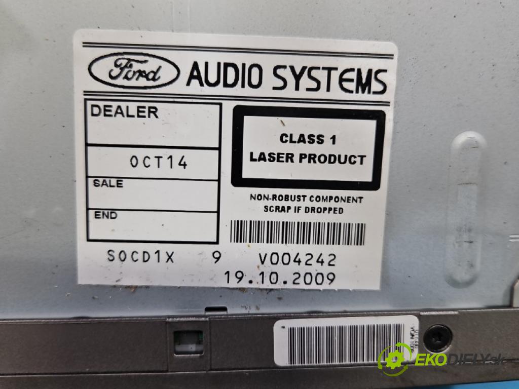 Ford Kuga Mk1 2008-2013 2.0 TDCI 136hp manual 100 kW 1997 cm3 5- Radio továrna: VP6M2F-18C821-AG
