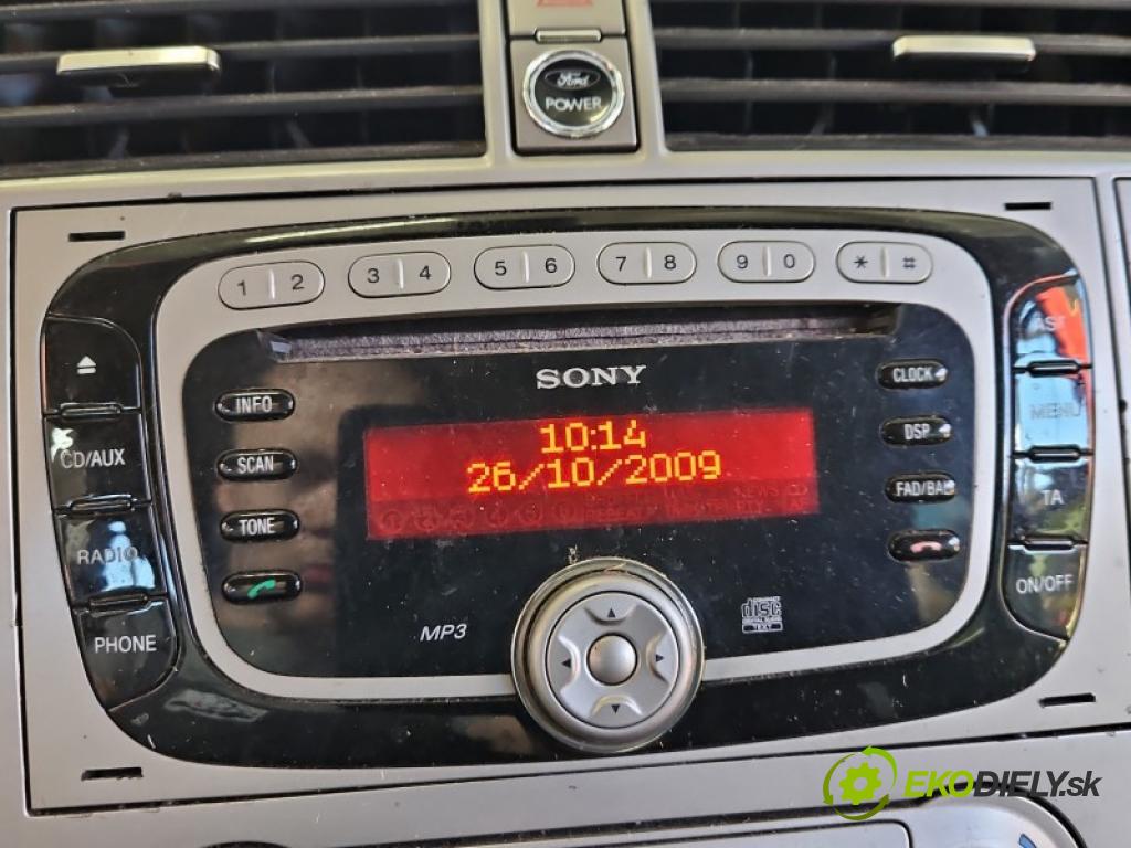 Ford Kuga Mk1 2008-2013 2.0 TDCI 136hp manual 100 kW 1997 cm3 5- Radio továrna: VP6M2F-18C821-AG