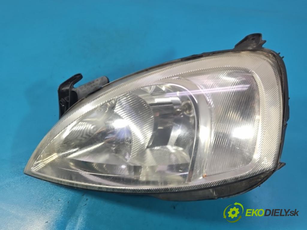 Opel Corsa C 2000-2006 1.0 12V 58 HP manual 43 kW 973 cm3 5- Reflektor: ľavý 0301172201 (Kľučka dverí ostatné)