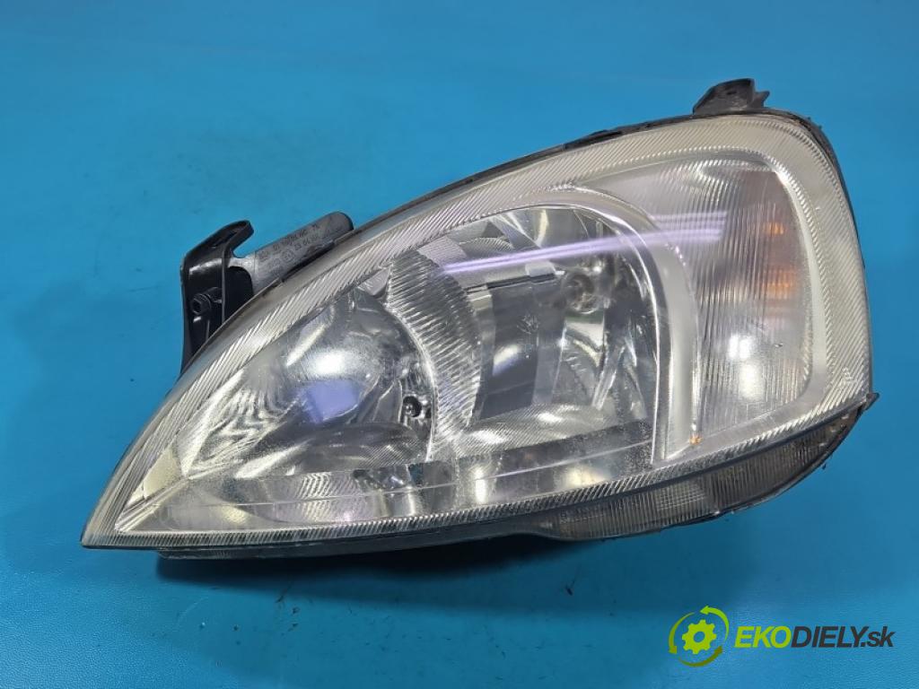 Opel Corsa C 2000-2006 1.0 12V 58 HP manual 43 kW 973 cm3 5- Reflektor: ľavý 0301172201 (Kľučka dverí ostatné)