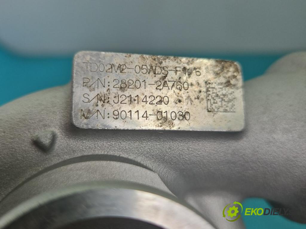 Kia Rio IV 2016-2023 1.4 crdi D4FC: 90 HP manual 66 kW 1396 cm3 5- turbodúchadlo, turbo repasovaná 28201-2A760