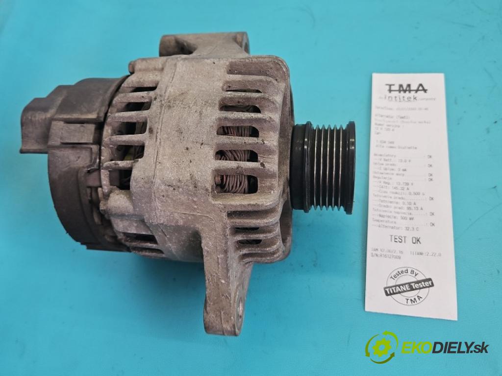 Alfa romeo Giulietta 2.0 jtd 140 hp manual 103 kW 1956 cm3 5- Alternator 51884886 (Alternátor)