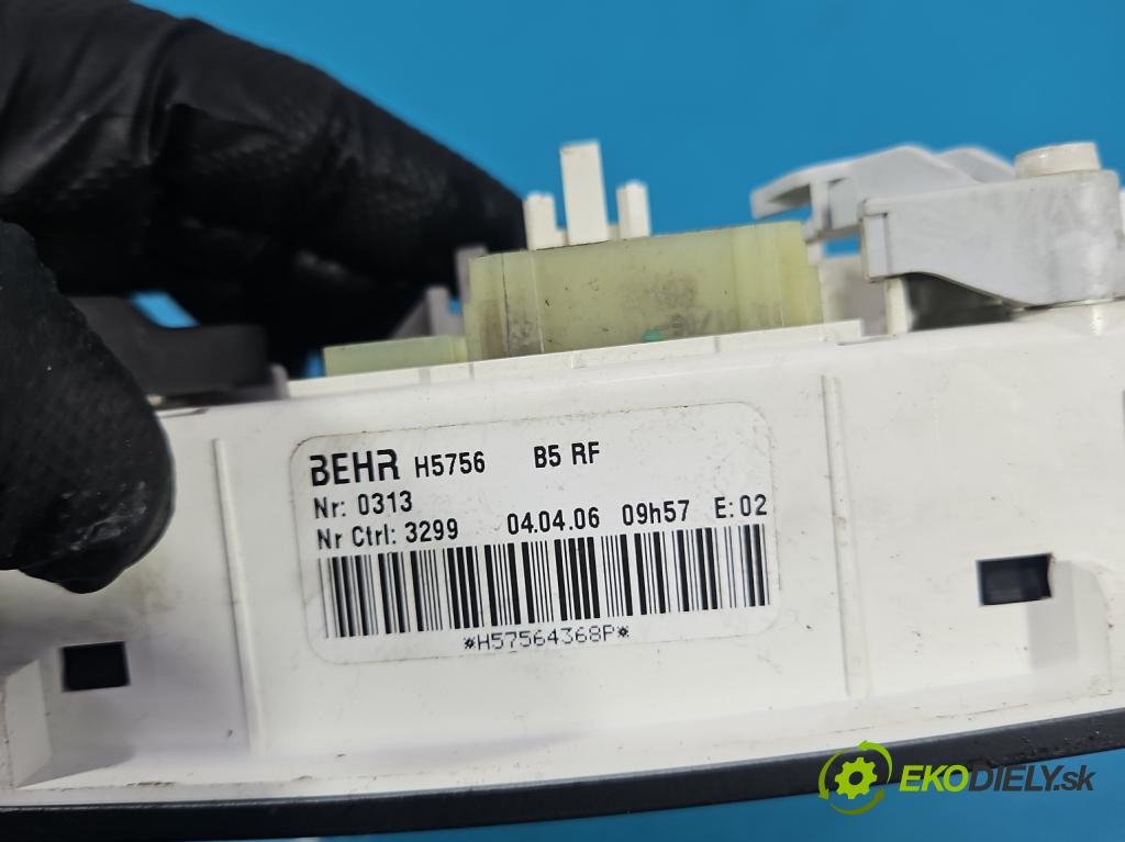 Citroen C4 I 2004-2011 1.4 16V 88 HP manual 65 kW 1360 cm3 5- panel kúrenia H5756