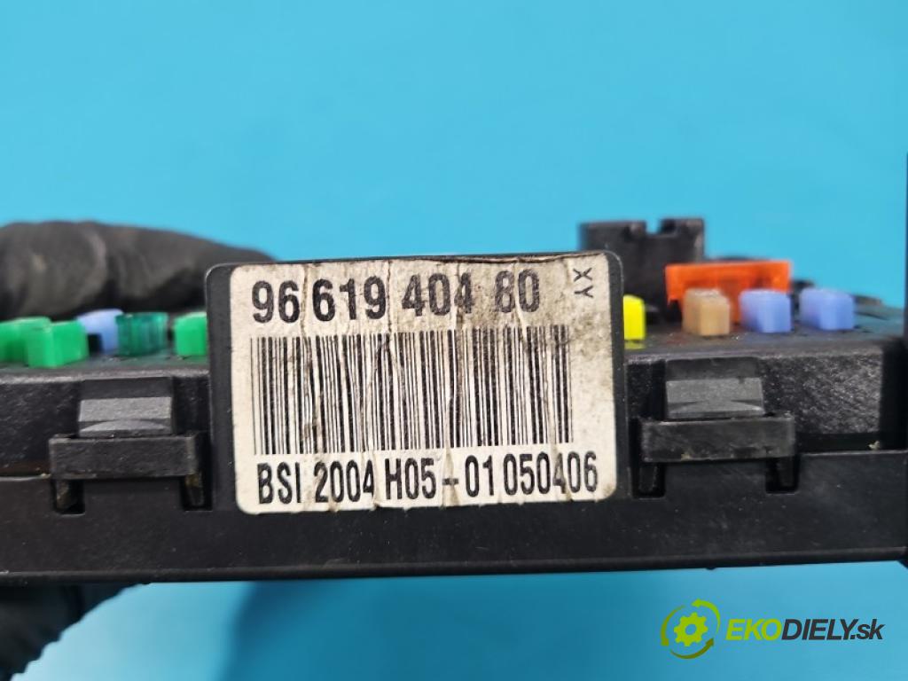 Citroen C4 I 2004-2011 1.4 16V 88 HP manual 65 kW 1360 cm3 5- riadiaca jednotka motora 9659099180