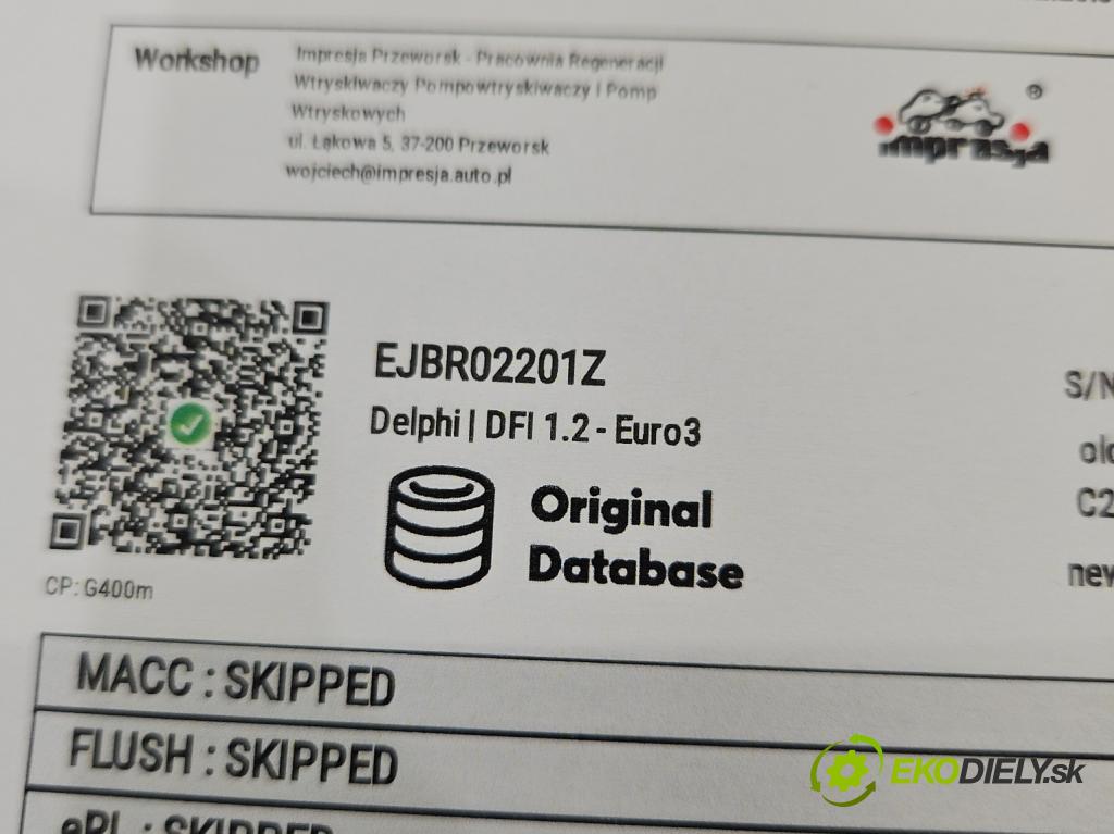Ford Focus Mk1 1998-2004 1.8 tdci 101 HP manual 74 kW 1753 cm3 5- vstrek diesel: EJBR02201Z