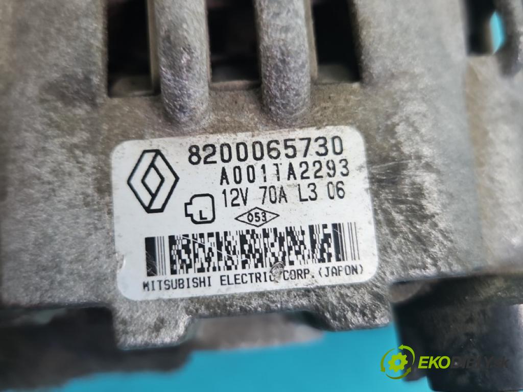 Renault Clio II 1998-2012 1.2 8V 58 hp manual 43 kW 1149 cm3 5- Alternator 8200065730 (Alternátor)