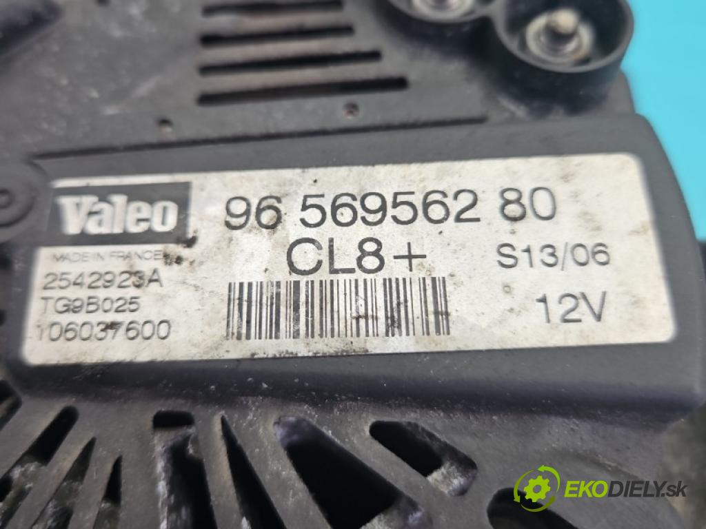Citroen C4 I 2004-2011 1.4 16V 88 hp manual 65 kW 1360 cm3 5- Alternator 9656956280 (Alternátor)