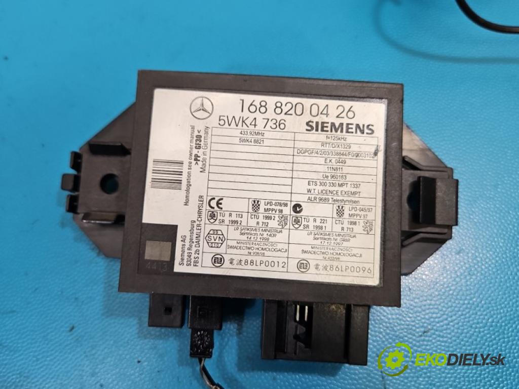 Mercedes A W168 1997-2004 1.7 cdi 95 HP manual 70 kW 1689 cm3 5- riadiaca jednotka motora A6681530279