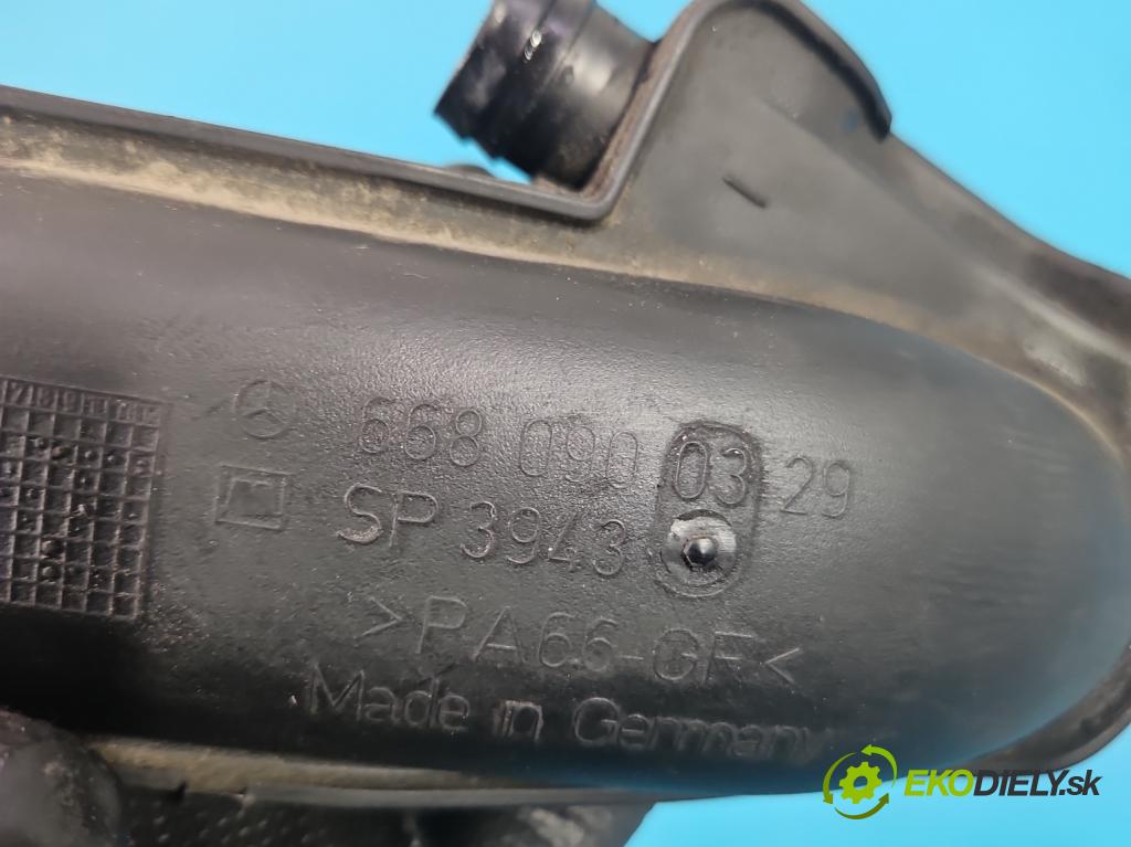 Mercedes A W168 1997-2004 1.7d 95 HP manual 70 kW 1689 cm3 5- průtokoměr: 6680900329 (Váha vzduchu)