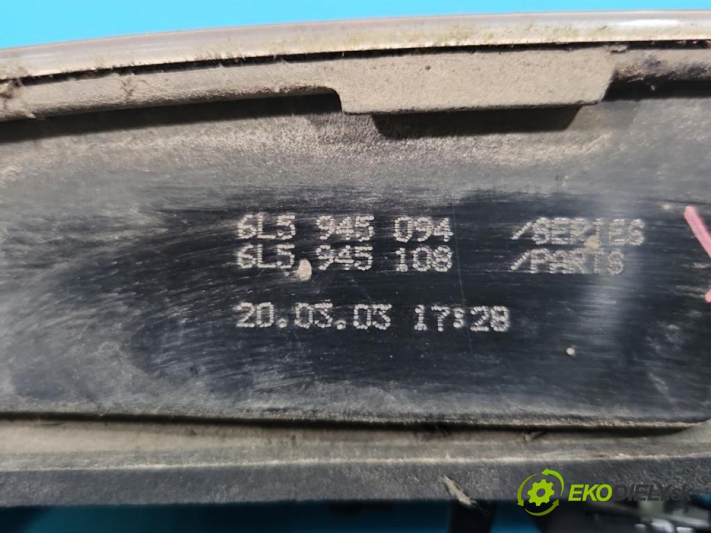 Seat Cordoba II 6L 2002-2008 1.4 16V 75 HP manual 55 kW 1390 cm3 4- svetlo / reflektor zadné pravé kufrové dvere 6L5945094